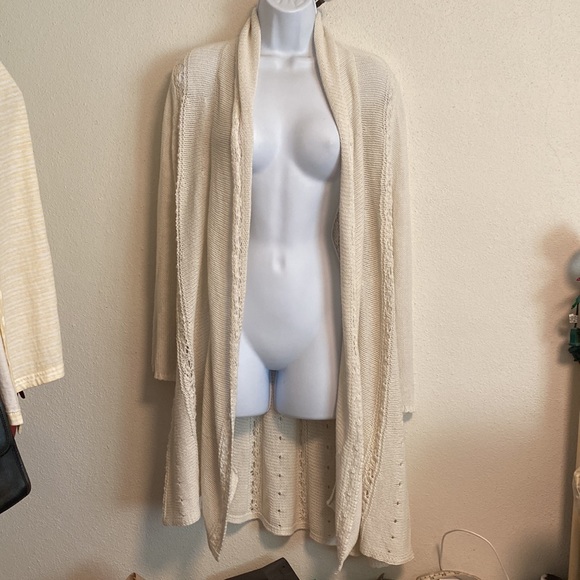 {Anthro} Angel of the North “Court Street” Cardigan - Picture 2 of 6